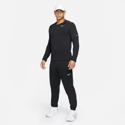 Men's Nike Dri-FIT Element Running Crew Top Black - DD4754 010 -Fashion Clothing Shop DD4754 010 M3