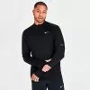 Men's Nike Dri-FIT Element Half-Zip Running Shirt Black/Reflective Silver - DD4756 010