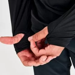 Men's Nike Dri-FIT Element Half-Zip Running Shirt Black/Reflective Silver - DD4756 010 -Fashion Clothing Shop DD4756 010 M6