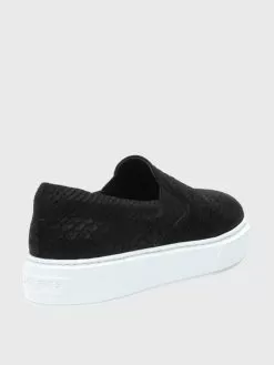 J/Slides Delia Black Embossed Sneaker -Fashion Clothing Shop DELIAxBLACKEMBOSSEDxAlt2 15191730