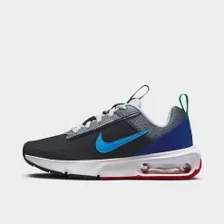 Big Kids' Nike Air Max INTRLK Lite Casual Shoes Black/Cool Grey/Deep Royal Blue/Photo Blue - DH9393 005