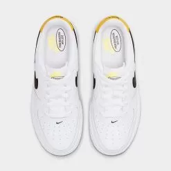 Big Kids’ Nike Air Force 1 LV8 Have A Nike Day Casual Shoes White/Black/Dark Sulfur - DM0983 100 -Fashion Clothing Shop DM0983 100 P5