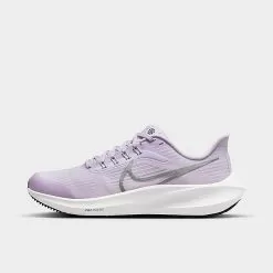 Big Kids' Nike Zoom Air Pegasus 39 Running Shoes Violet Frost/Metallic Silver/Barely Grape/Midnight Navy/White - DM4015 500