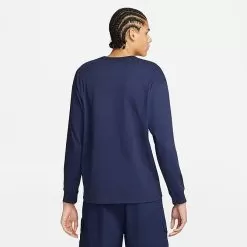 Men's Nike Sportswear Premium Essentials Long-Sleeve T-Shirt Midnight Navy - DO7390 410 -Fashion Clothing Shop DO7390 410 M3
