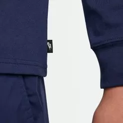 Men's Nike Sportswear Premium Essentials Long-Sleeve T-Shirt Midnight Navy - DO7390 410 -Fashion Clothing Shop DO7390 410 M5