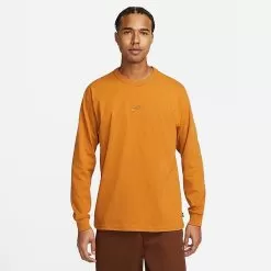 Men's Nike Sportswear Premium Essentials Long-Sleeve T-Shirt Desert Ochre - DO7390 754