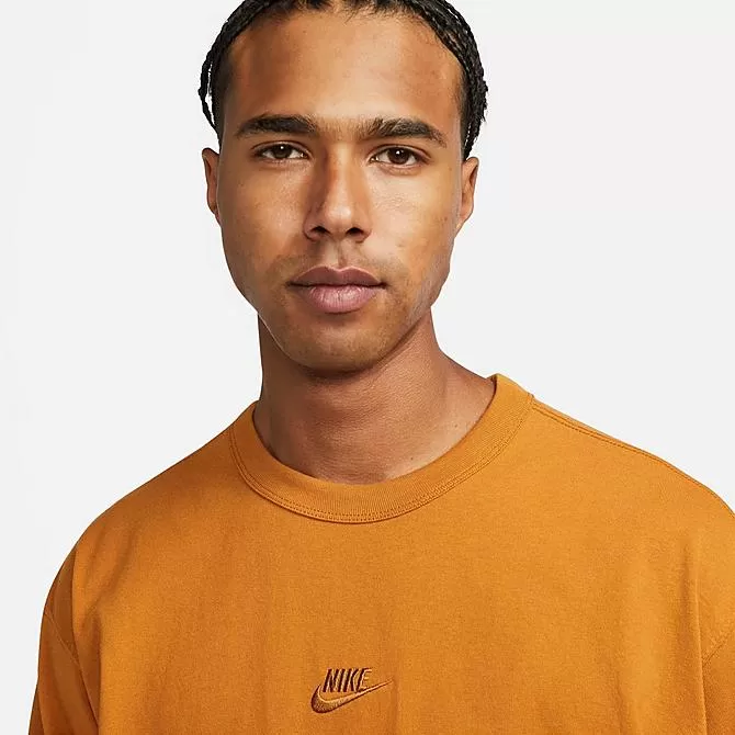 Men's Nike Sportswear Premium Essentials Long-Sleeve T-Shirt Desert Ochre - DO7390 754 4 Men's Nike Sportswear Premium Essentials Long-Sleeve T-Shirt Desert Ochre - DO7390 754 - Image 4