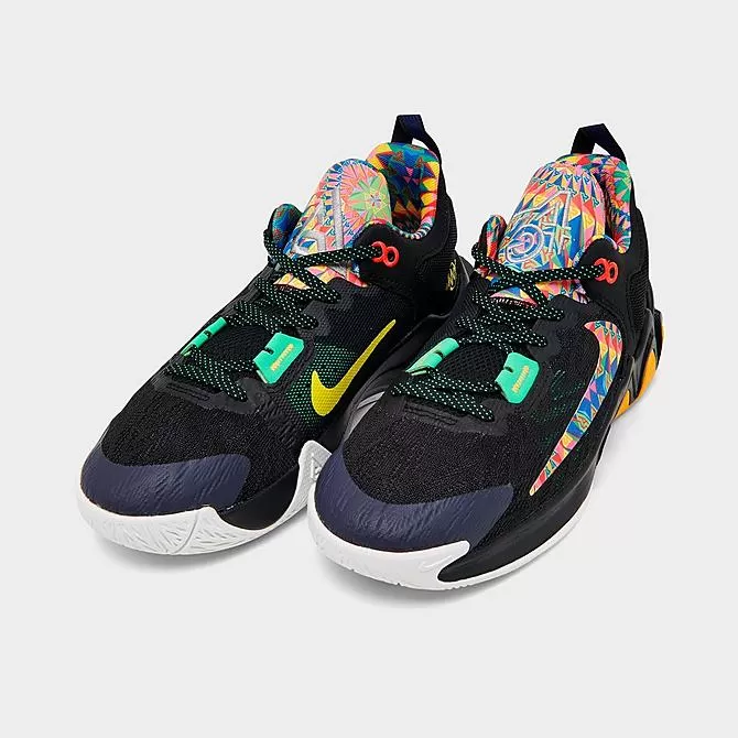 Big Kids’ Nike Giannis Immortality 2 Basketball Shoes Black/Pink Glow/Electric Algae - DQ1943 002 2 Big Kids’ Nike Giannis Immortality 2 Basketball Shoes Black/Pink Glow/Electric Algae - DQ1943 002 - Image 2