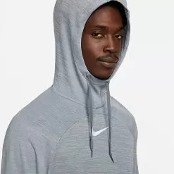 Men's Nike Dri-FIT Academy Pullover Soccer Hoodie Cool Grey/Pure/Summit White/White - DQ5051 065 -Fashion Clothing Shop DQ5051 065 M4