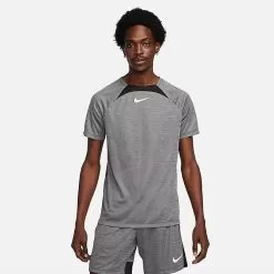 Men's Nike Dri-FIT Academy Short-Sleeve Soccer Top Black/Pure/Black/White - DQ5053 011