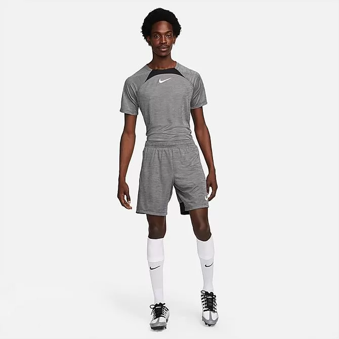 Men's Nike Dri-FIT Academy Short-Sleeve Soccer Top Black/Pure/Black/White - DQ5053 011 2 Men's Nike Dri-FIT Academy Short-Sleeve Soccer Top Black/Pure/Black/White - DQ5053 011 - Image 2