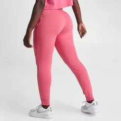 Women's Nike Sportswear Club Fleece Mid-Rise Jogger Pants Sea Coral - DQ5191 894 9 Women's Nike Sportswear Club Fleece Mid-Rise Jogger Pants Sea Coral - DQ5191 894 -Fashion Clothing Shop DQ5191 894 M4