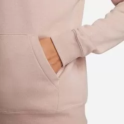 Women's Nike Sportswear Club Fleece Full-Zip Hoodie Pink Oxford/White - DQ5471 601 9 Women's Nike Sportswear Club Fleece Full-Zip Hoodie Pink Oxford/White - DQ5471 601 -Fashion Clothing Shop DQ5471 601 M5