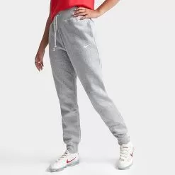 Women's Nike Sportswear Phoenix Fleece High-Waisted Jogger Sweatpants Dark Grey Heather/Sail - DQ5688 063
