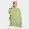 Women's Nike Sportswear Phoenix Fleece Over-Oversized Mock Neck Cropped Sleeve Sweatshirt Alligator/Sail - DQ5765 334