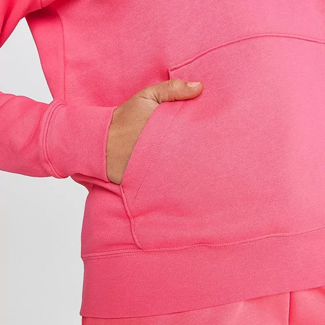 Women's Nike Sportswear Club Fleece Pullover Hoodie Sea Coral - DQ5793 894 6 Women's Nike Sportswear Club Fleece Pullover Hoodie Sea Coral - DQ5793 894 - Image 6