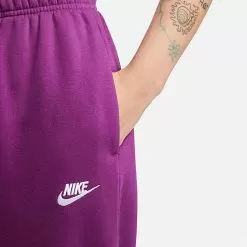Women's Nike Sportswear Club Fleece Mid-Rise Oversized Sweatpants Viotech/White - DQ5800 503 7 Women's Nike Sportswear Club Fleece Mid-Rise Oversized Sweatpants Viotech/White - DQ5800 503 -Fashion Clothing Shop DQ5800 503 M4