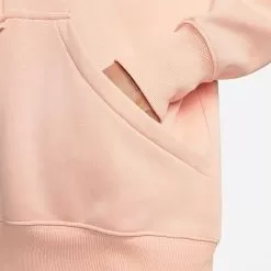 Women's Nike Sportswear Phoenix Fleece Oversized Pullover Hoodie Arctic Orange/Sail - DQ5860 800 -Fashion Clothing Shop DQ5860 800 M5