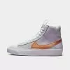 Big Kids' Nike Blazer Mid '77 SE Dance Casual Shoes Grape/Pure Platinum/Violet Frost/Metallic Copper - DQ6084 500