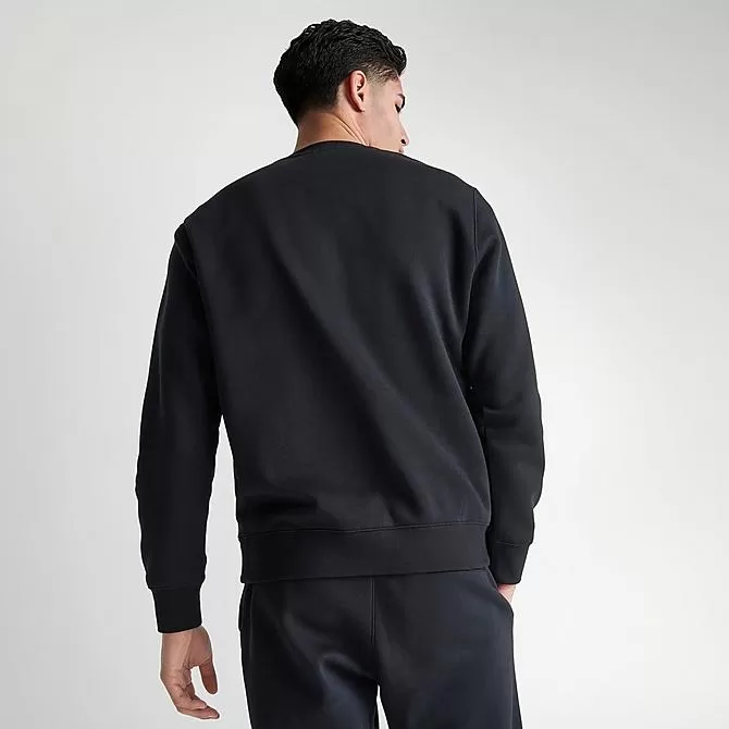 Nike Sportswear Club Fleece Crewneck Sweatshirt Black - DQ8383 010 4 Nike Sportswear Club Fleece Crewneck Sweatshirt Black - DQ8383 010 - Image 4