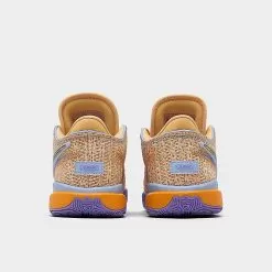 Big Kids' Nike Lebron 20 Basketball Shoes Celestial Gold/Multicolor/Cobalt - DQ8651 200 -Fashion Clothing Shop DQ8651 200 P4