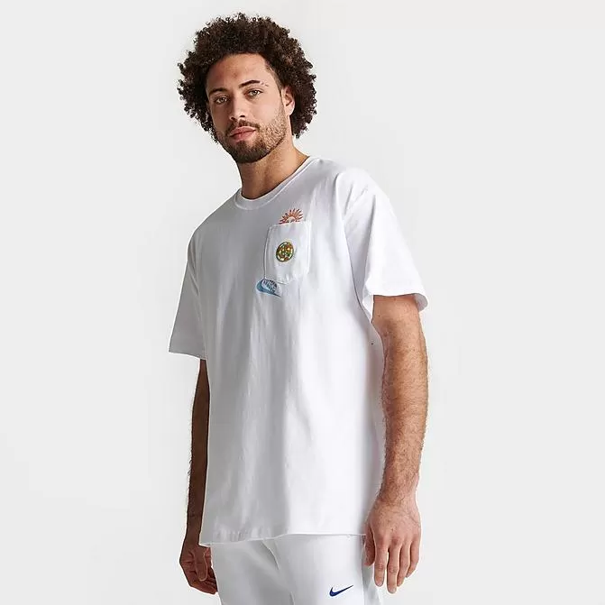 Men's Nike Sportswear Sole Craft Pocket T-Shirt White - DR7966 100 1 Men's Nike Sportswear Sole Craft Pocket T-Shirt White - DR7966 100