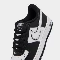 Little Kids' Nike Force 1 LV8 2 Casual Shoes Black/White/Black - DV1623 001 -Fashion Clothing Shop DV1623 001 P3