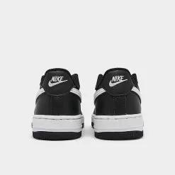 Little Kids' Nike Force 1 LV8 2 Casual Shoes Black/White/Black - DV1623 001 -Fashion Clothing Shop DV1623 001 P4