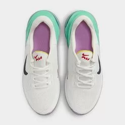Big Kids' Nike Air Max 270 GO Casual Shoes Summit White/Emerald Rise/Cobalt Bliss/Obsidian - DV1968 105 -Fashion Clothing Shop DV1968 105 P5