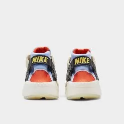 Big Kids' Nike Huarache Run Yin-Yang Casual Shoes Lemon Drop/Sail/Light Marine/Off Noir - DV2196 700 9 Big Kids' Nike Huarache Run Yin-Yang Casual Shoes Lemon Drop/Sail/Light Marine/Off Noir - DV2196 700 -Fashion Clothing Shop DV2196 700 P4