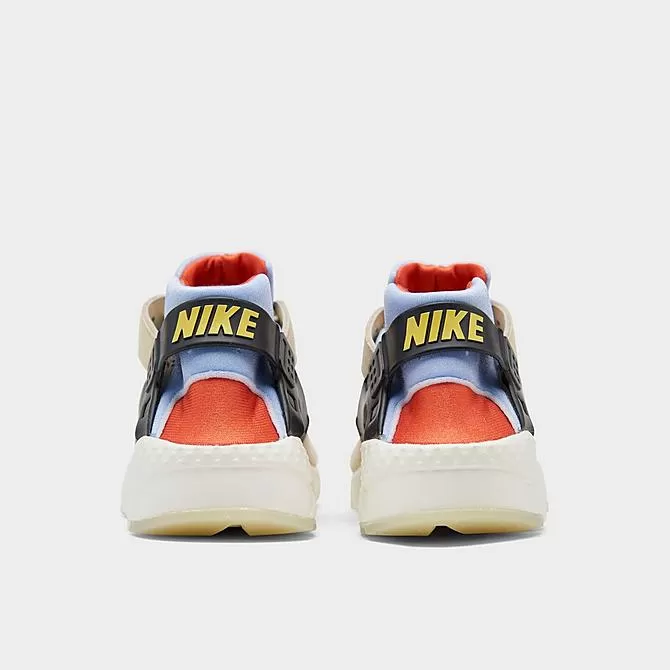 Big Kids' Nike Huarache Run Yin-Yang Casual Shoes Lemon Drop/Sail/Light Marine/Off Noir - DV2196 700 4 Big Kids' Nike Huarache Run Yin-Yang Casual Shoes Lemon Drop/Sail/Light Marine/Off Noir - DV2196 700 - Image 4