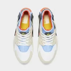 Big Kids' Nike Huarache Run Yin-Yang Casual Shoes Lemon Drop/Sail/Light Marine/Off Noir - DV2196 700 10 Big Kids' Nike Huarache Run Yin-Yang Casual Shoes Lemon Drop/Sail/Light Marine/Off Noir - DV2196 700 -Fashion Clothing Shop DV2196 700 P5