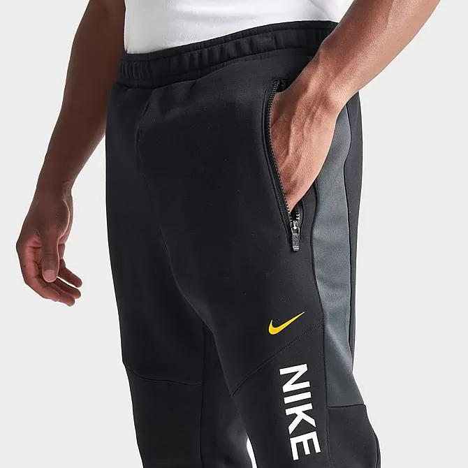 Men's Nike Sportswear Hybrid Fleece Jogger Pants Black/Dark Smoke Grey/Black - DV2330 011 5 Men's Nike Sportswear Hybrid Fleece Jogger Pants Black/Dark Smoke Grey/Black - DV2330 011 - Image 5