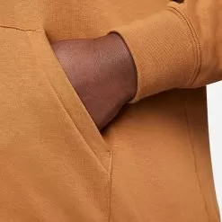 Women's Nike Sportswear Club Fleece Pullover Hoodie (Plus Size) Ale Brown/White - DV5092 271 9 Women's Nike Sportswear Club Fleece Pullover Hoodie (Plus Size) Ale Brown/White - DV5092 271 -Fashion Clothing Shop DV5092 271 M5