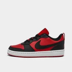 Big Kids' Nike Court Borough Low Recraft Casual Shoes University Red/Black/White - DV5456 600