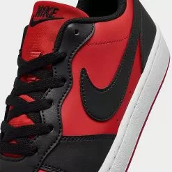 Big Kids' Nike Court Borough Low Recraft Casual Shoes University Red/Black/White - DV5456 600 -Fashion Clothing Shop DV5456 600 P3