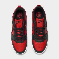 Big Kids' Nike Court Borough Low Recraft Casual Shoes University Red/Black/White - DV5456 600 -Fashion Clothing Shop DV5456 600 P5