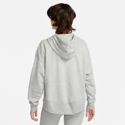 Women's Nike Sportswear Club Fleece Hoodie Dark Grey Heather/White - DV5645 063 7 Women's Nike Sportswear Club Fleece Hoodie Dark Grey Heather/White - DV5645 063 -Fashion Clothing Shop DV5645 063 M3
