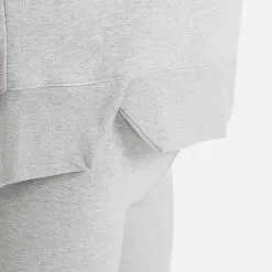 Women's Nike Sportswear Club Fleece Hoodie Dark Grey Heather/White - DV5645 063 9 Women's Nike Sportswear Club Fleece Hoodie Dark Grey Heather/White - DV5645 063 -Fashion Clothing Shop DV5645 063 M5