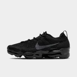 Women's Nike Air VaporMax 2023 Flyknit Next Nature Running Shoes Black/Black/Anthracite - DV6840 001