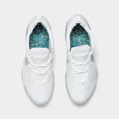 Women's Nike Air VaporMax 2023 Flyknit Next Nature Running Shoes White/Metallic Silver/Pure Platinum - DV6840 100 -Fashion Clothing Shop DV6840 100 P5