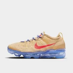 Women's Nike Air VaporMax 2023 Flyknit Next Nature Running Shoes Pale Vanilla/Sail/Sesame/Sea Coral - DV6840 200