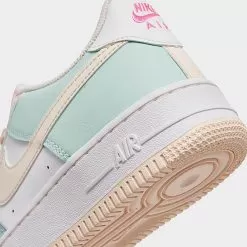 Big Kids' Nike Air Force 1 Low Casual Shoes Jade Ice/Guava Ice/White/Pink Spell - DV7762G 300 8 Big Kids' Nike Air Force 1 Low Casual Shoes Jade Ice/Guava Ice/White/Pink Spell - DV7762G 300 -Fashion Clothing Shop DV7762G 300 P3