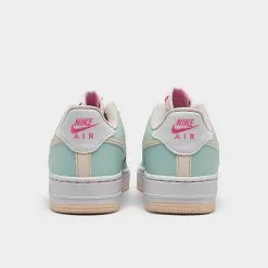 Big Kids' Nike Air Force 1 Low Casual Shoes Jade Ice/Guava Ice/White/Pink Spell - DV7762G 300 9 Big Kids' Nike Air Force 1 Low Casual Shoes Jade Ice/Guava Ice/White/Pink Spell - DV7762G 300 -Fashion Clothing Shop DV7762G 300 P4