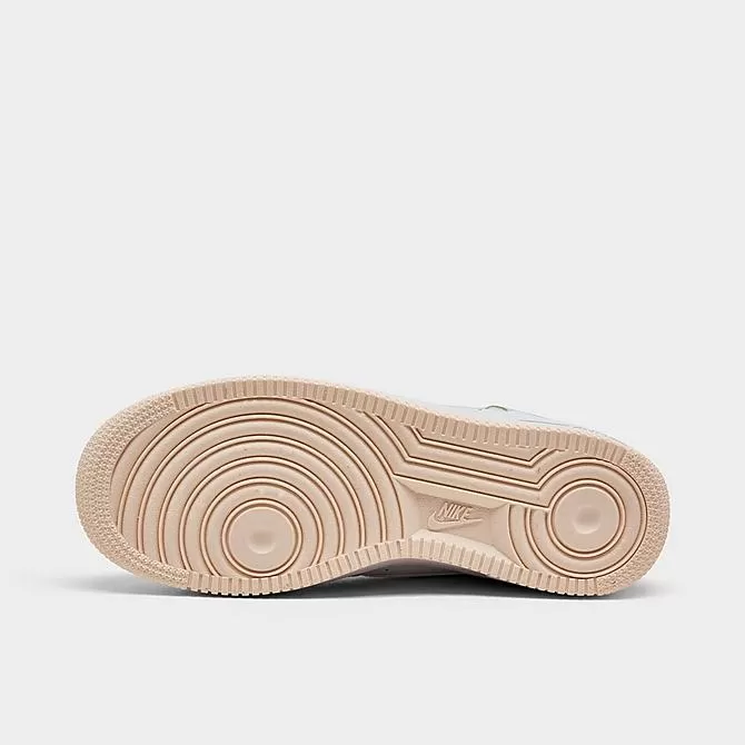 Big Kids' Nike Air Force 1 Low Casual Shoes Jade Ice/Guava Ice/White/Pink Spell - DV7762G 300 6 Big Kids' Nike Air Force 1 Low Casual Shoes Jade Ice/Guava Ice/White/Pink Spell - DV7762G 300 - Image 6