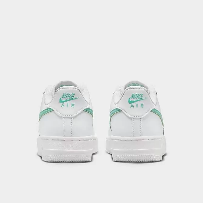 Big Kids' Nike Air Force 1 Low Casual Shoes Summit White/Emerald Rise - DV7762 104 4 Big Kids' Nike Air Force 1 Low Casual Shoes Summit White/Emerald Rise - DV7762 104 - Image 4