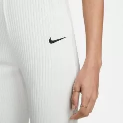 Women's Nike Sportswear High-Waisted Wide Leg Ribbed Jersey Pants Sail/Black - DV7868 133 7 Women's Nike Sportswear High-Waisted Wide Leg Ribbed Jersey Pants Sail/Black - DV7868 133 -Fashion Clothing Shop DV7868 133 M4
