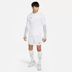 Men's Nike Dri-FIT Strike Knit Soccer Drill Top White/Wolf Grey/White/Black - DV9225 100 -Fashion Clothing Shop DV9225 100 M3