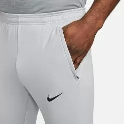 Men's Nike Dri-FIT Strike Knit Soccer Pants Wolf Grey/White/Wolf Grey/Black - DV9269 012 -Fashion Clothing Shop DV9269 012 M4