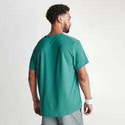 Men's Nike Dri-FIT UV Miler Short-Sleeve Running Top Mineral Teal/Reflective Silver - DV9315 379 -Fashion Clothing Shop DV9315 379 M4